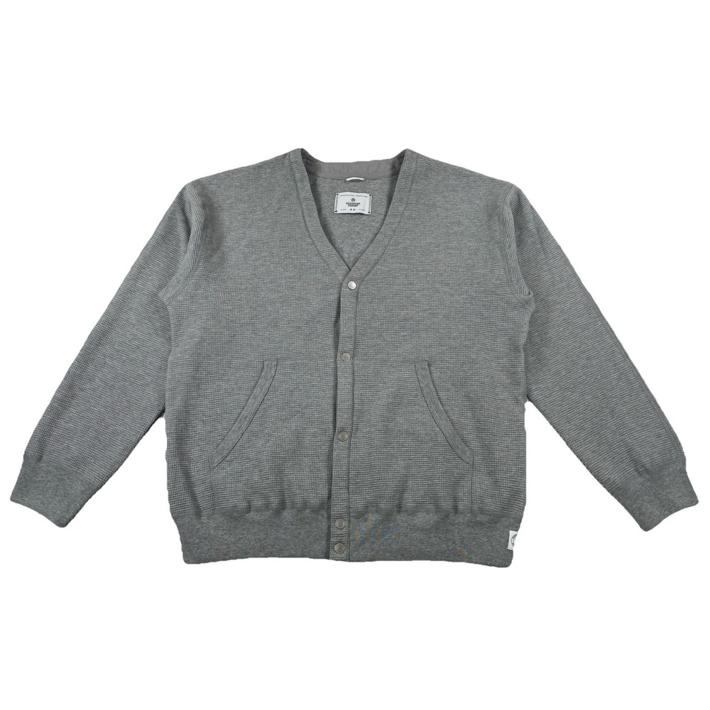 Reigning Champ Flatback Thermal Waffle Knit  Snap Button Canada Men's Medium